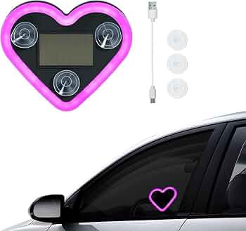HEART SHAPE LED CAR LIGHT
