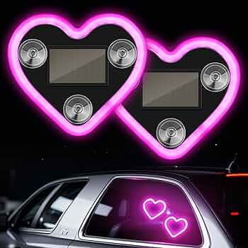 HEART SHAPE LED CAR LIGHT